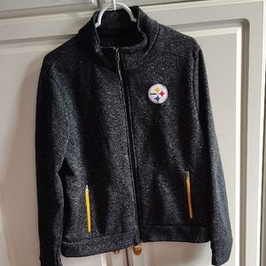 NFL Varsity Jacket in Black and Yellow